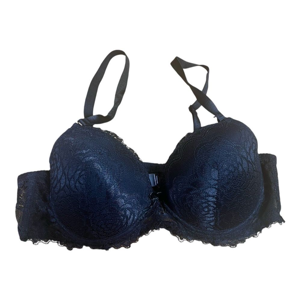 Sexy Black Unbranded Bra Size 40C Underwire‎ Push-up Top